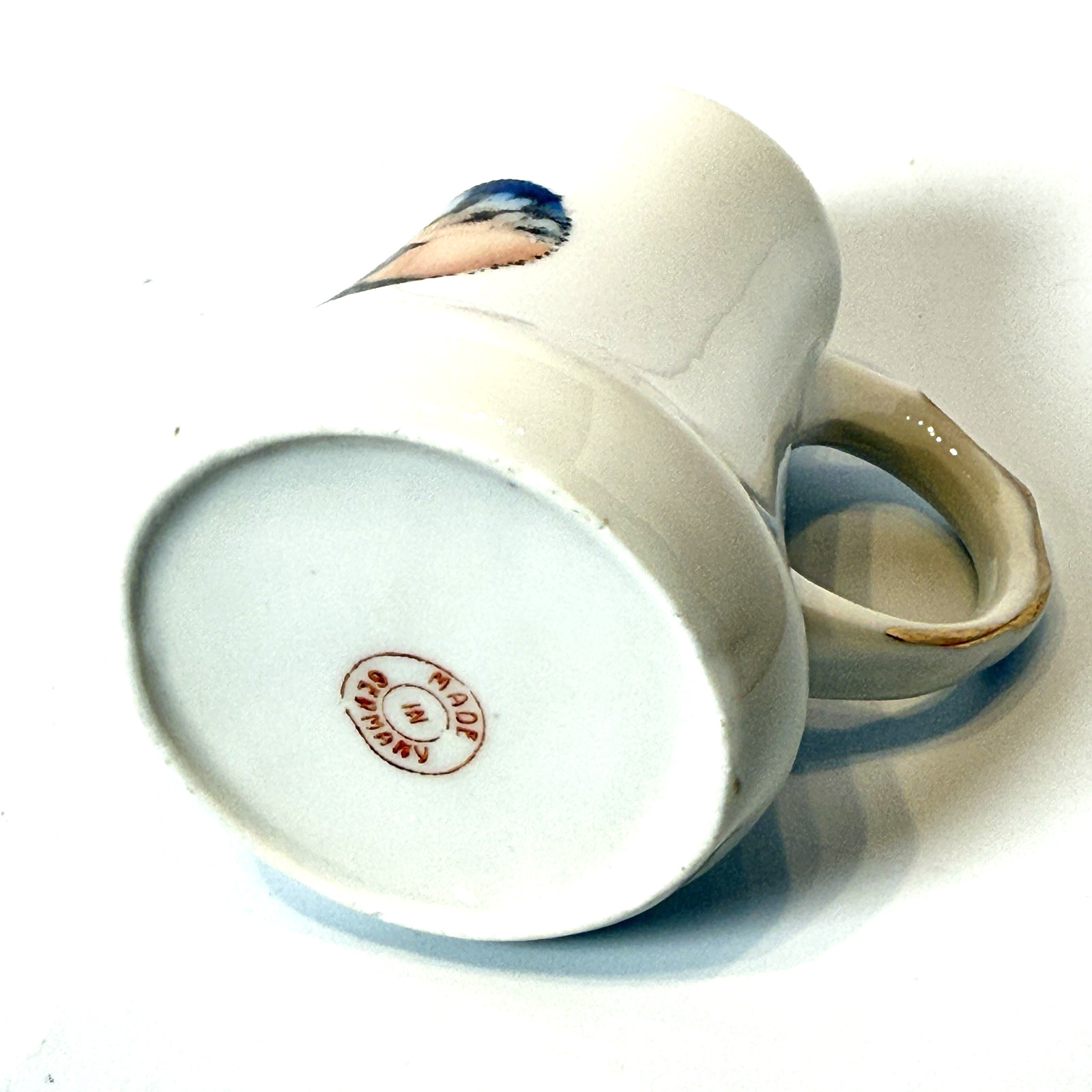 Rhode Island RI Antique THE COMMISSARY STATE CAMP Souvenir China Creamer