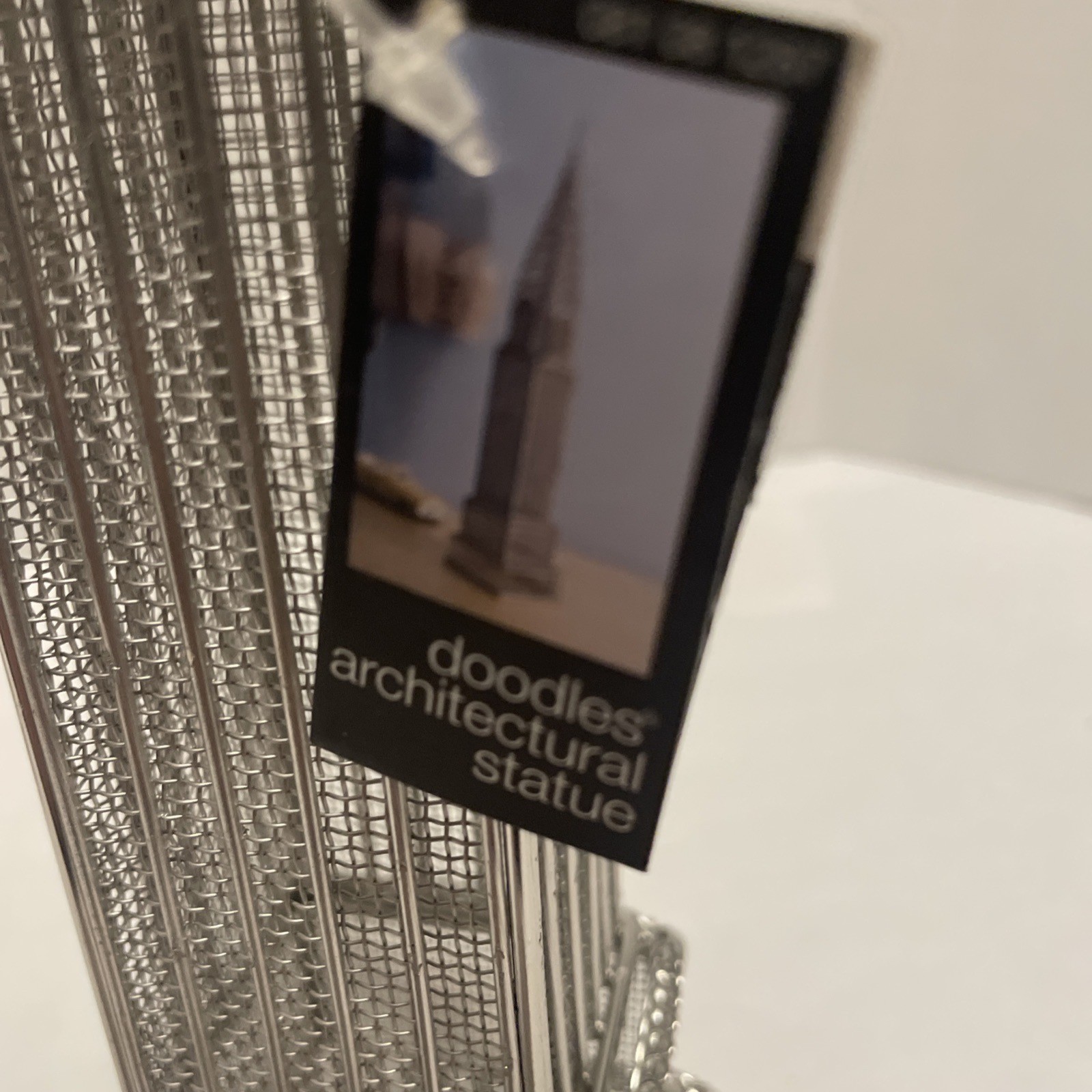 Empire State & Chrysler Buildings 12 Inch Destination Doodles Wire Statues – NWT