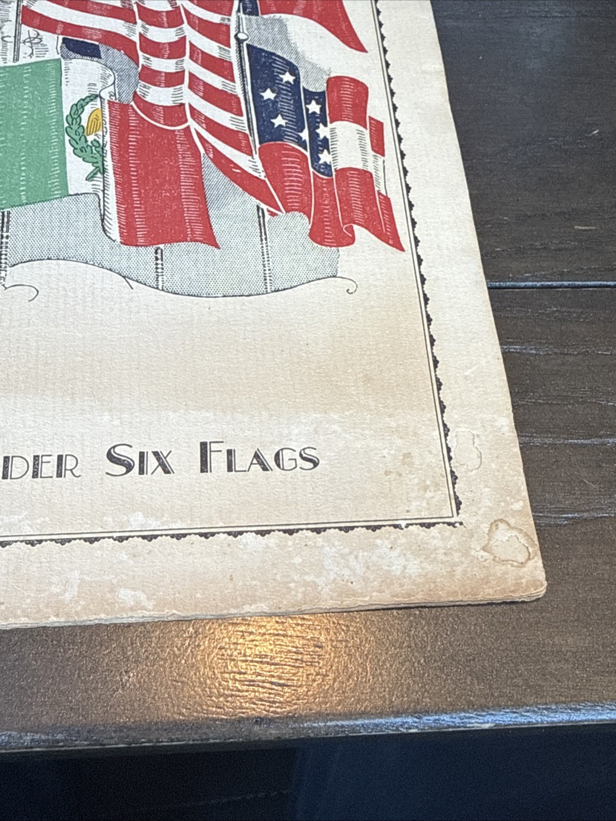 1910’s-‘20’s”Texas Under Six Flags” Brochure-The Adolphus Hotel Dallas Texas