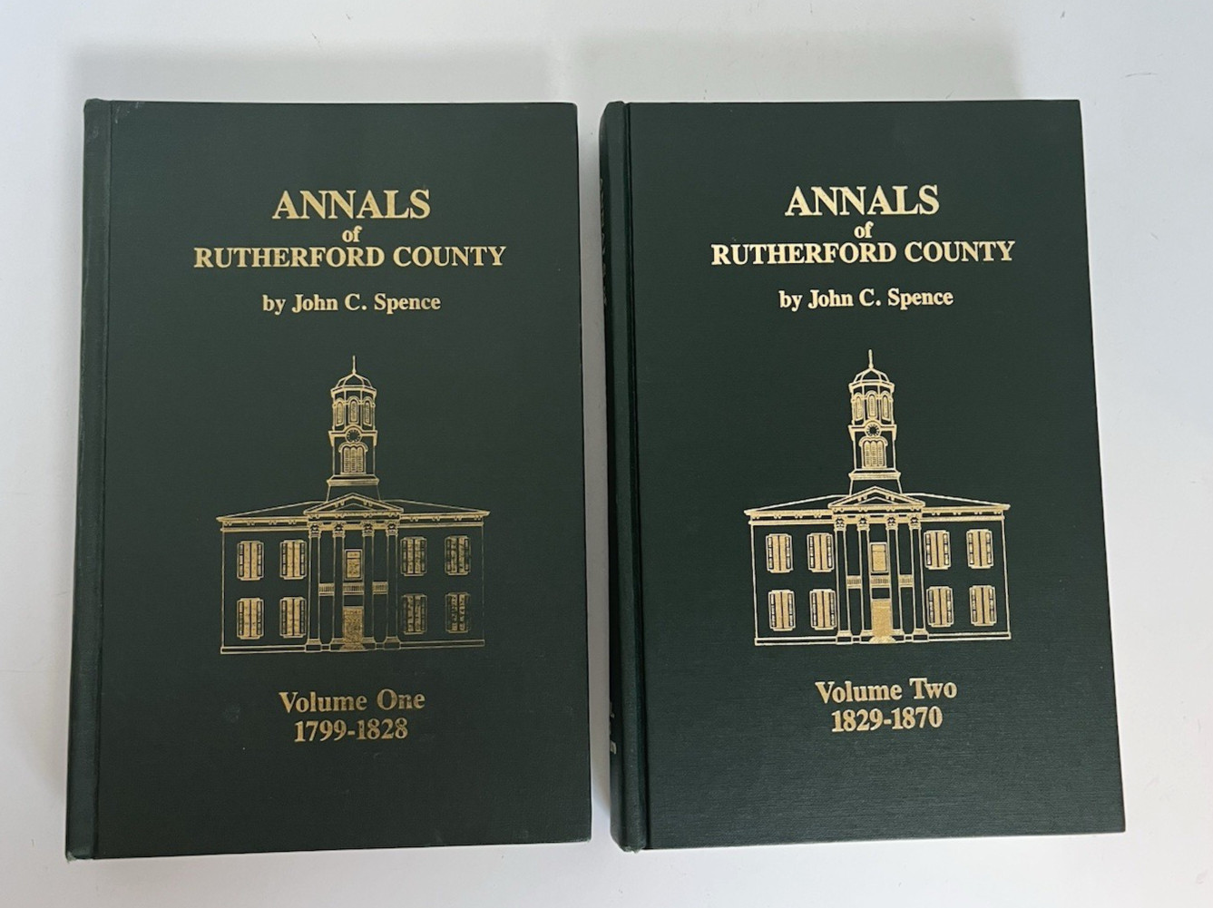 Annals of Rutherford County Tennessee VOL 1 & 2 John C. Spence 1799 – 1870