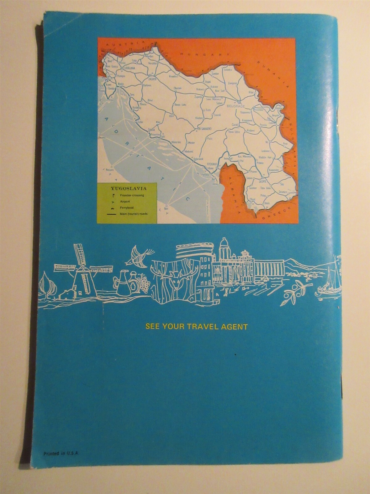 1978 Yugoslavia Travel Guide Yugoslav National Tourist Office 78 pages