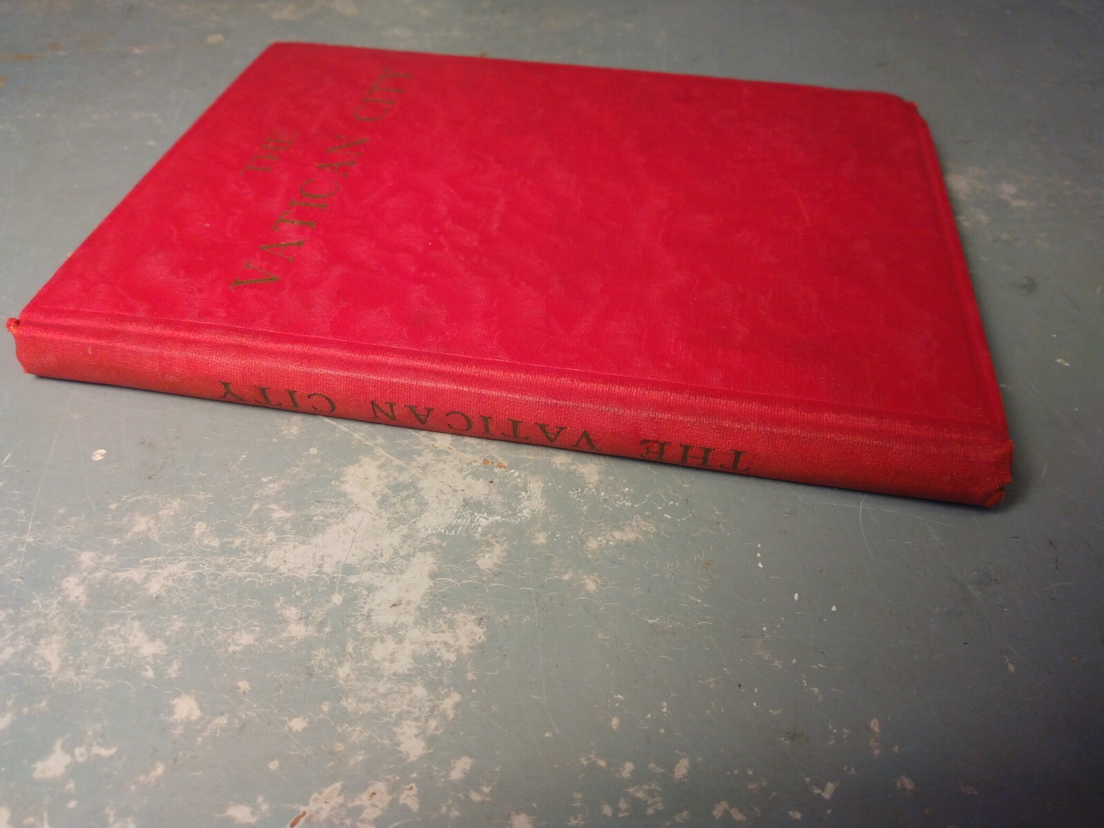 Rare The Vatican City 1931 1st Official Guide Authorized w/ Vatican Stamp & Map