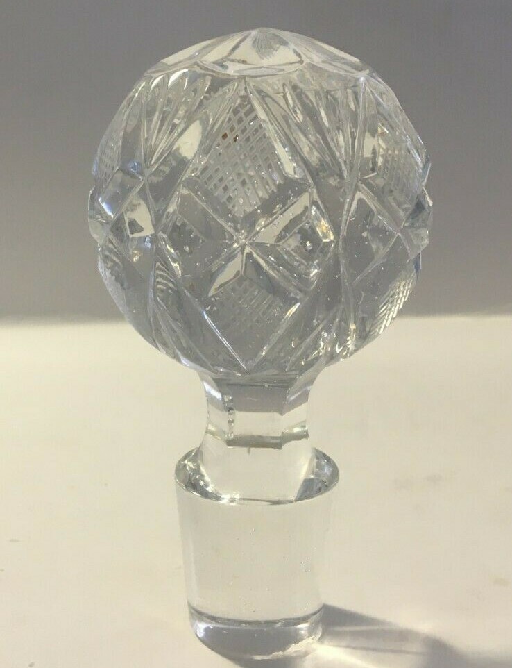 Vintage Crystal Decanter Exquisitely Cut for a distinguished buyer
