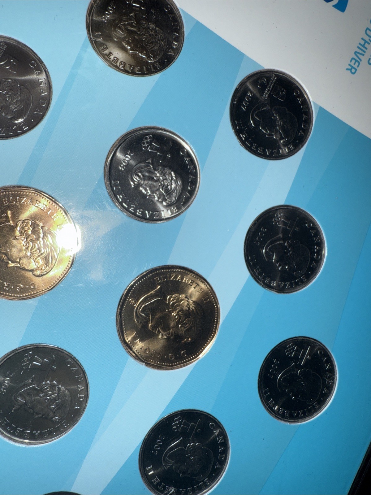 Rare Vanc Collectors 2010 Olympic Coins,14 Coins Uncirculated OrigPackaging.