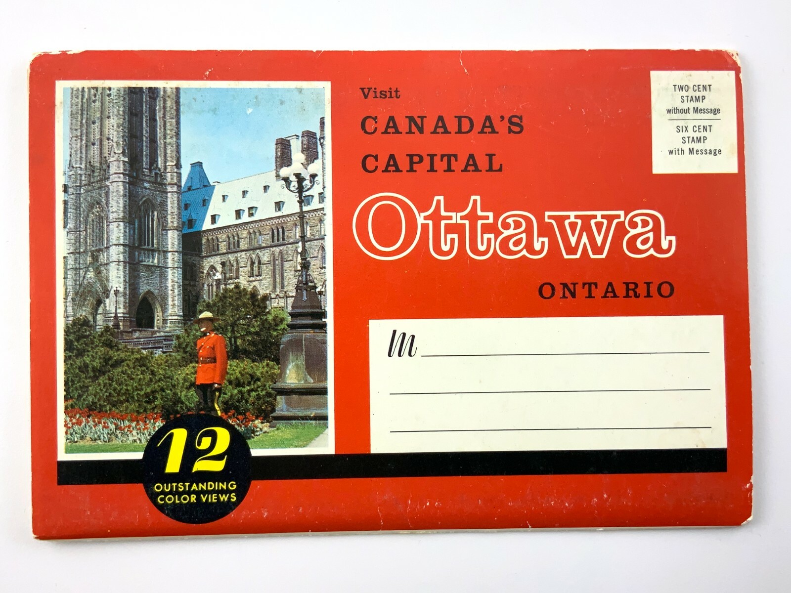 Ottawa Ontario Capital Souvenir Folder Printed Lithograph Post Cards 708C