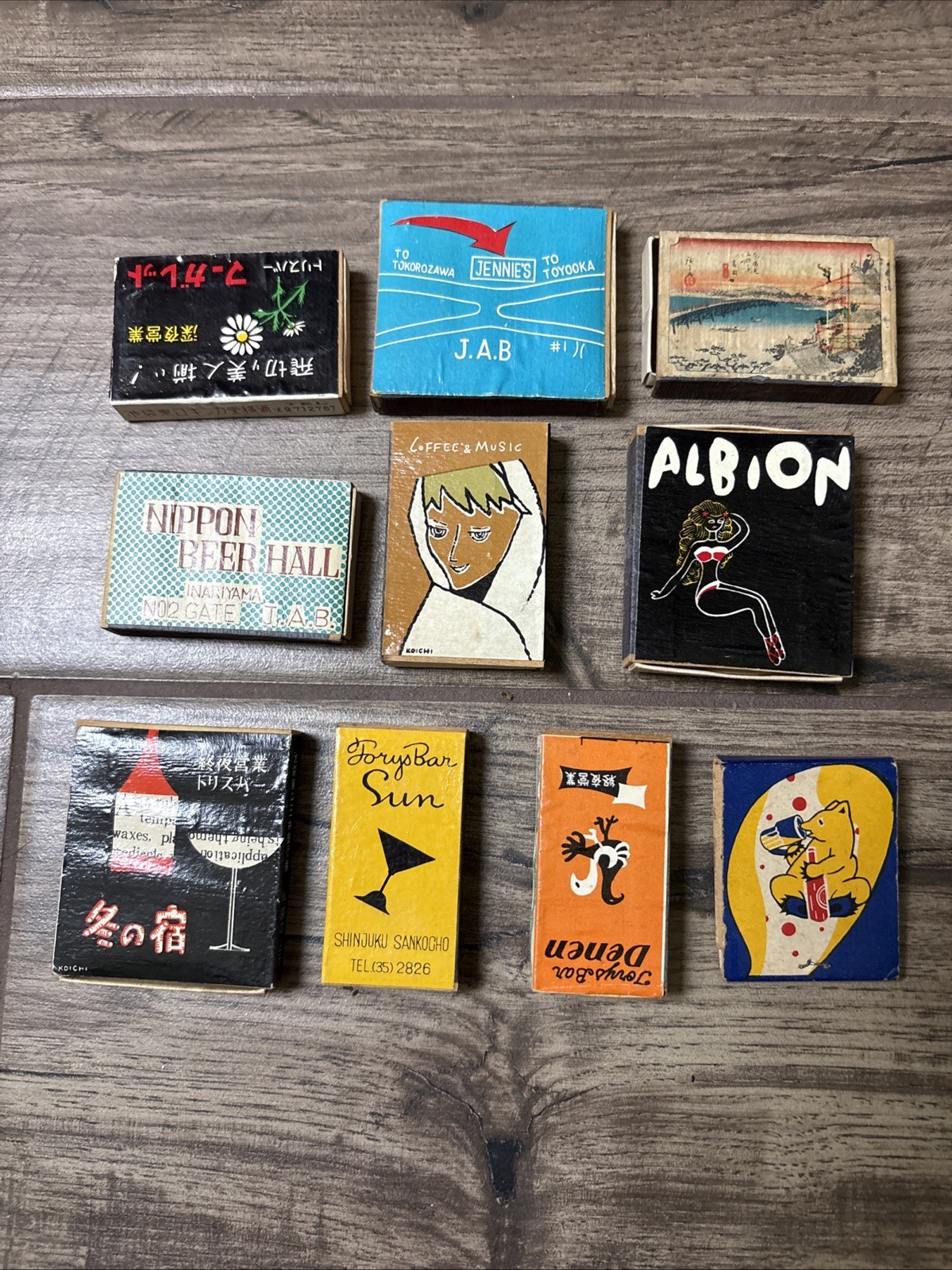 Collection of vintage1950s -60s Colorful Japanese Tourist Memorabilia.many types