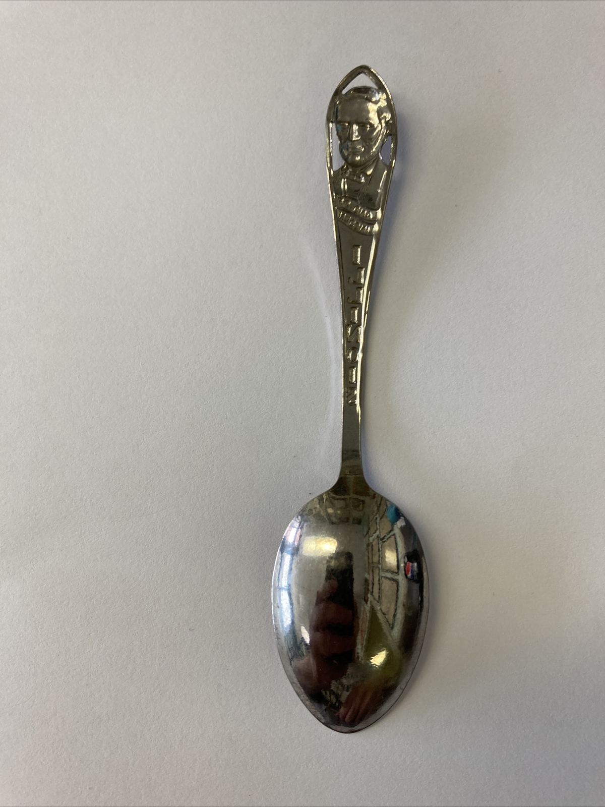 Vintage Souvenir Spoon US Collectible Illinois Land Of Lincoln
