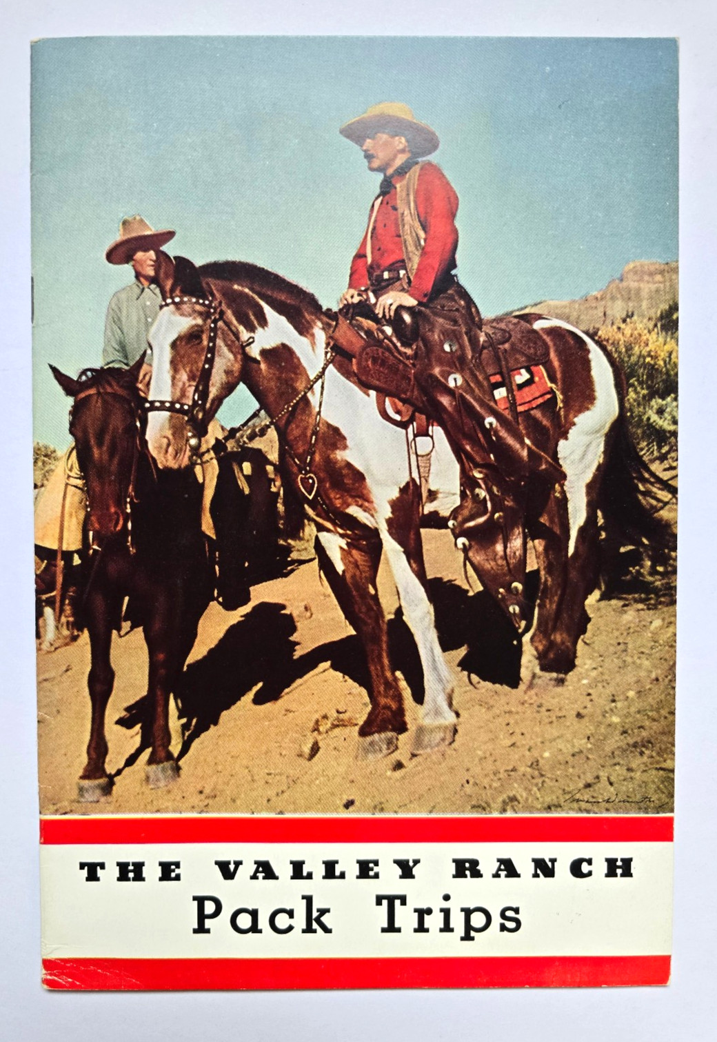 LOT of (4) VALLEY RANCH / Cody, Wyoming / Brochures, Pack Trip Booklet / Lazy JD