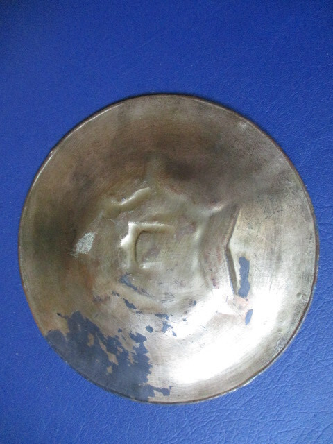 Vintage Denver Colorado Landmarks 5.5″ Copper Trinket Dish B1