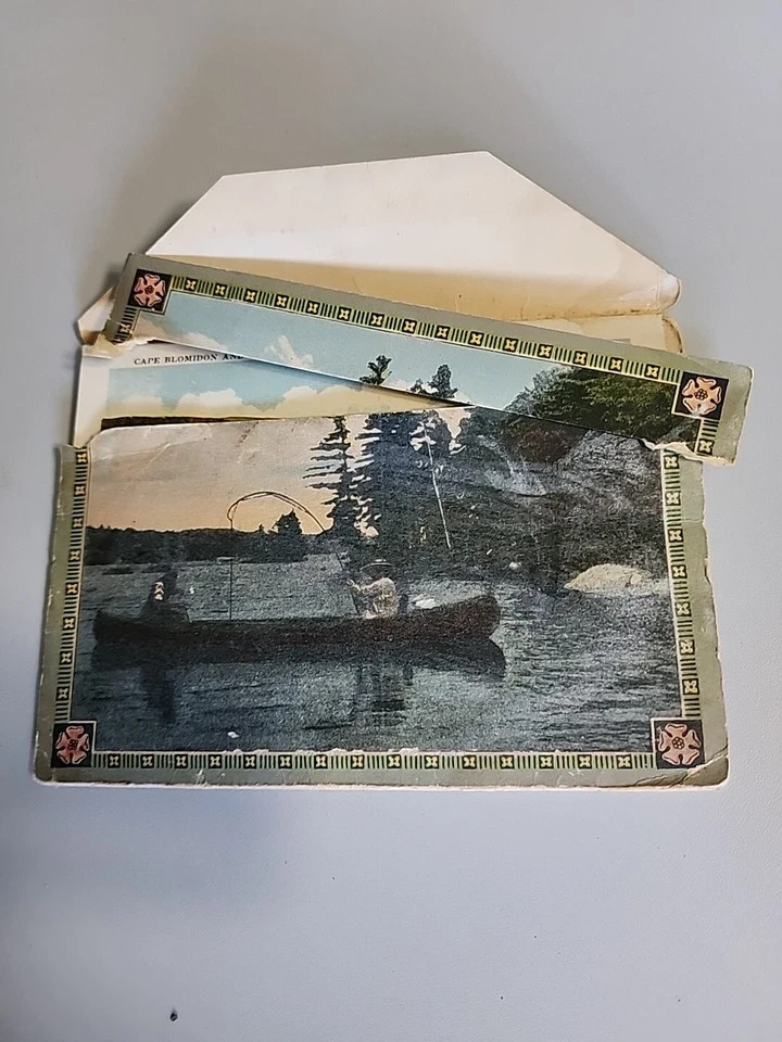 Vintage 1920s Canada Souvenir Foldout Nova Scotia 18 Pictures