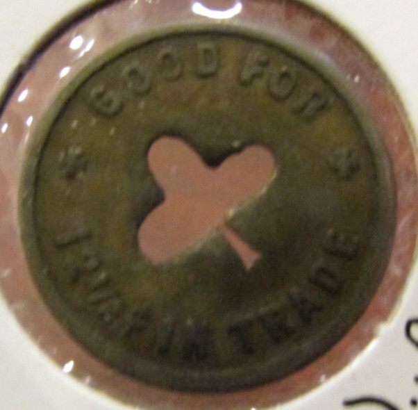 Vintage La Vielle Cigar Co. Salt Lake City, UT 12-1/2c Trade Token – Utah