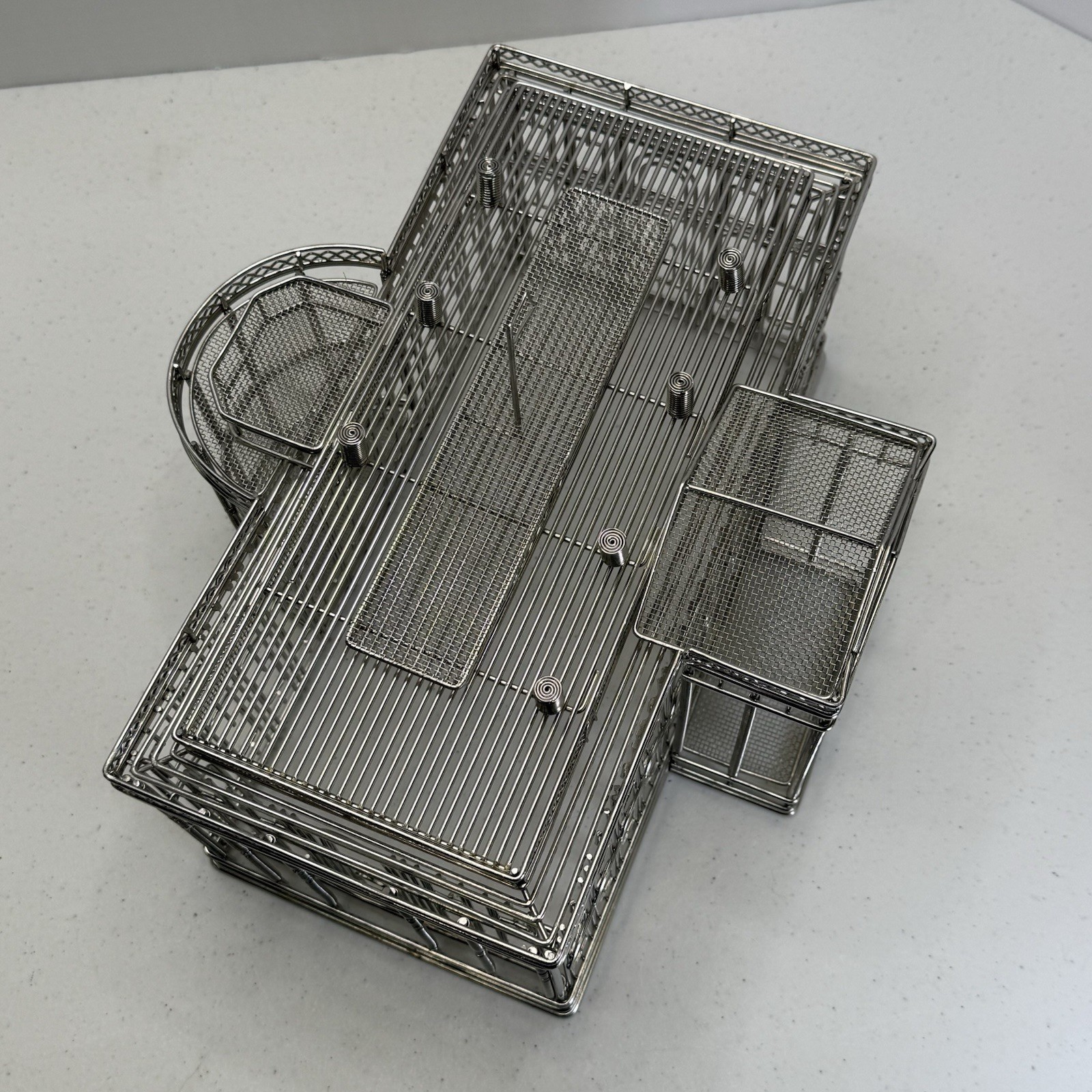 White House Steel Wire Model Replica – Executive Desk Display – 12” Wide