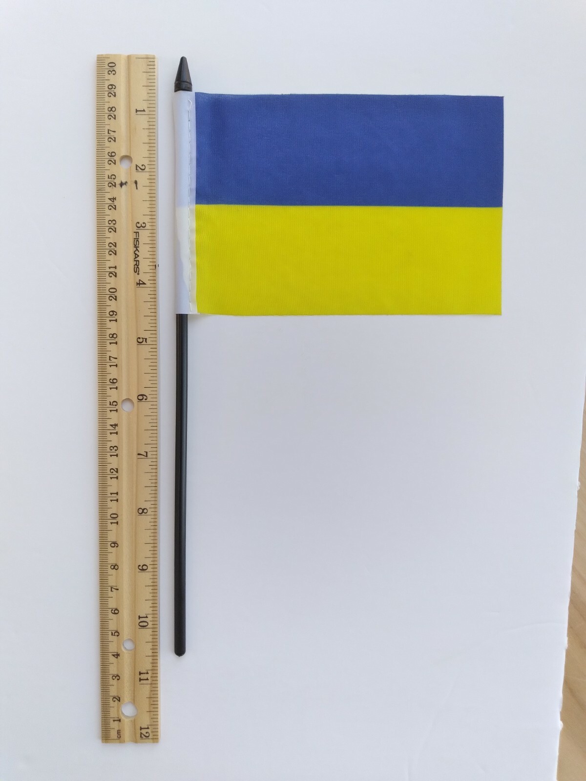 Ukraine Flag-Two, Hand Held, New