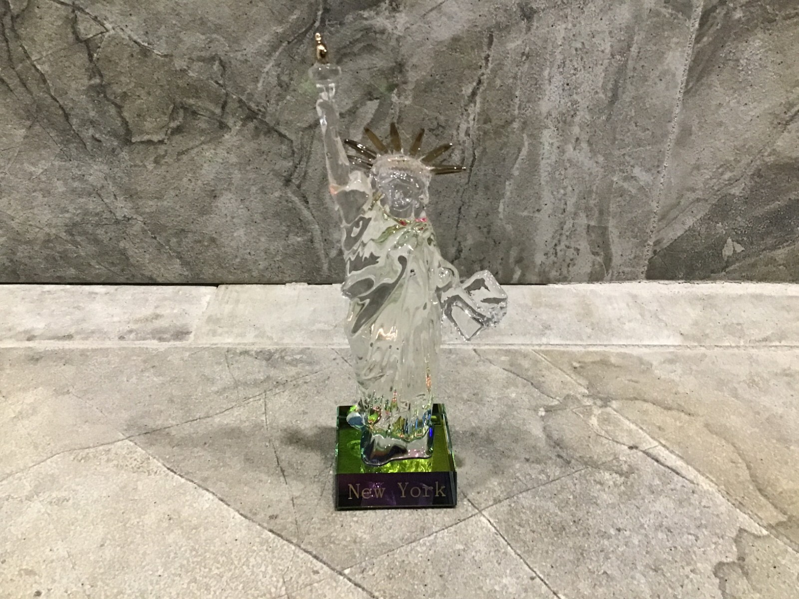 Custom Crystal Statue Of Liberty from New York City approx 7.5″ 3182504192966