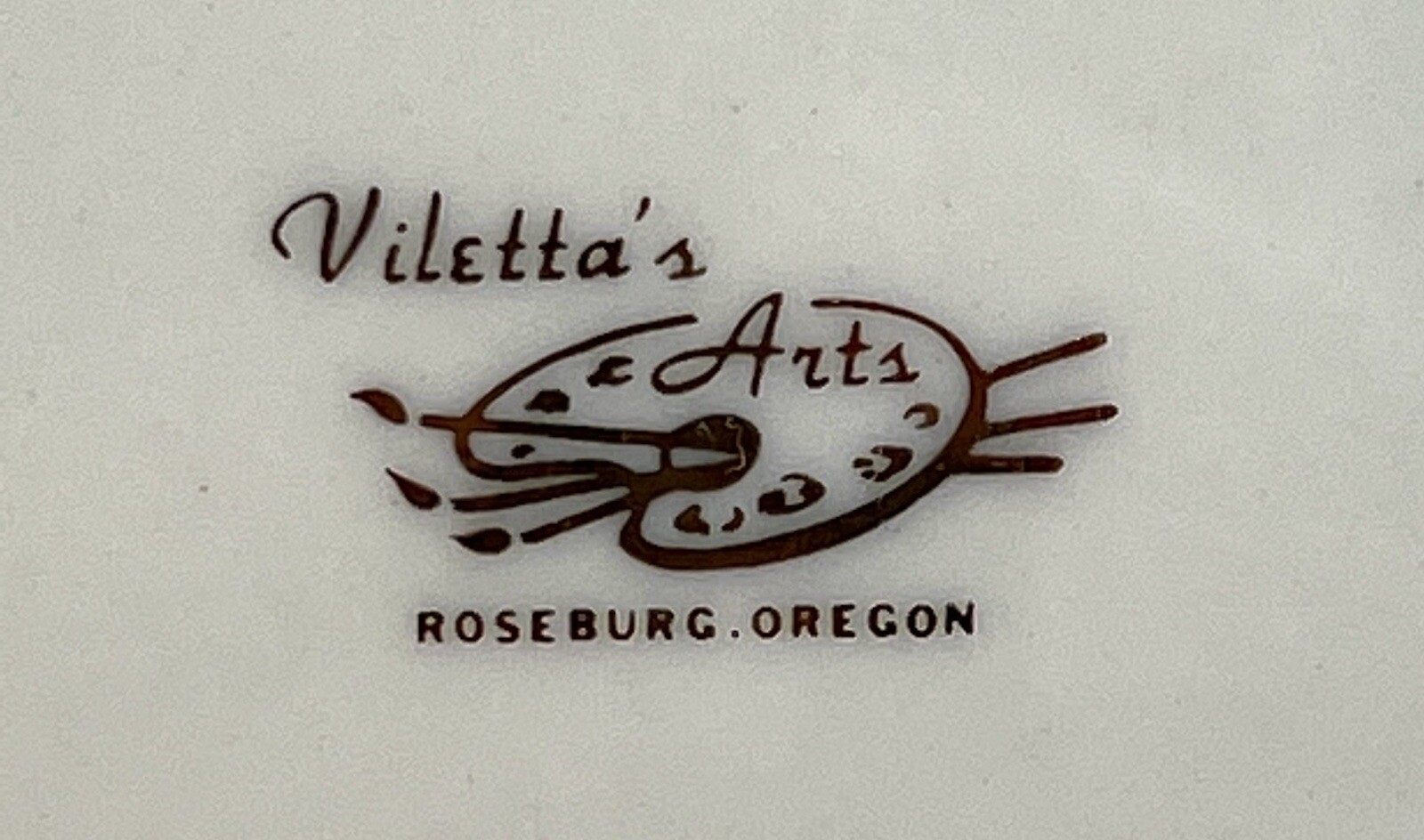 Mount Hood 1970 Calendar Plate Viletta’s Arts Roseburg Oregon Vtg Souvenir NOS