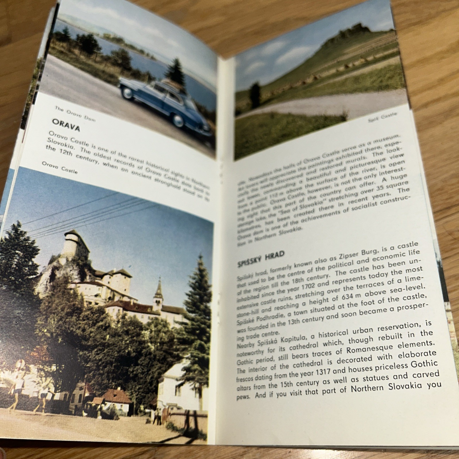 1960 CZECHOSLOVAKIA NORTHERN SLOVAKIA Brochure / Map