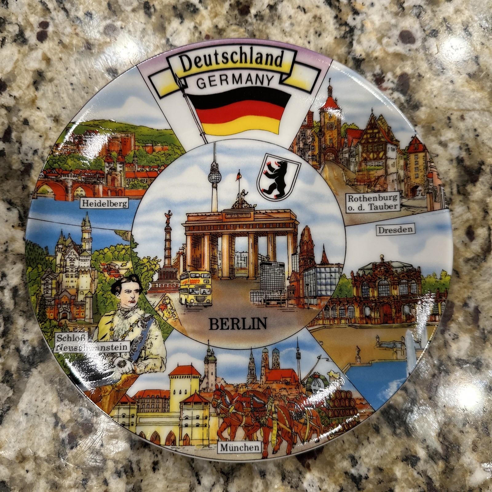 BERLIN GERMANY 7.5″ SOUVENIR PLATE