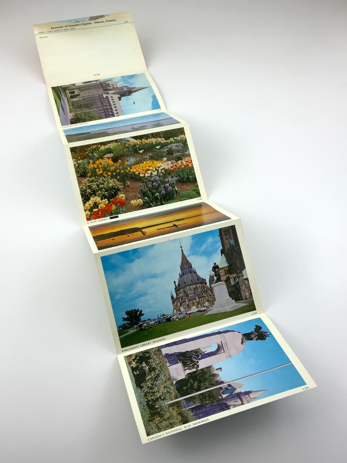 Ottawa Ontario Capital Souvenir Folder Printed Lithograph Post Cards 708C
