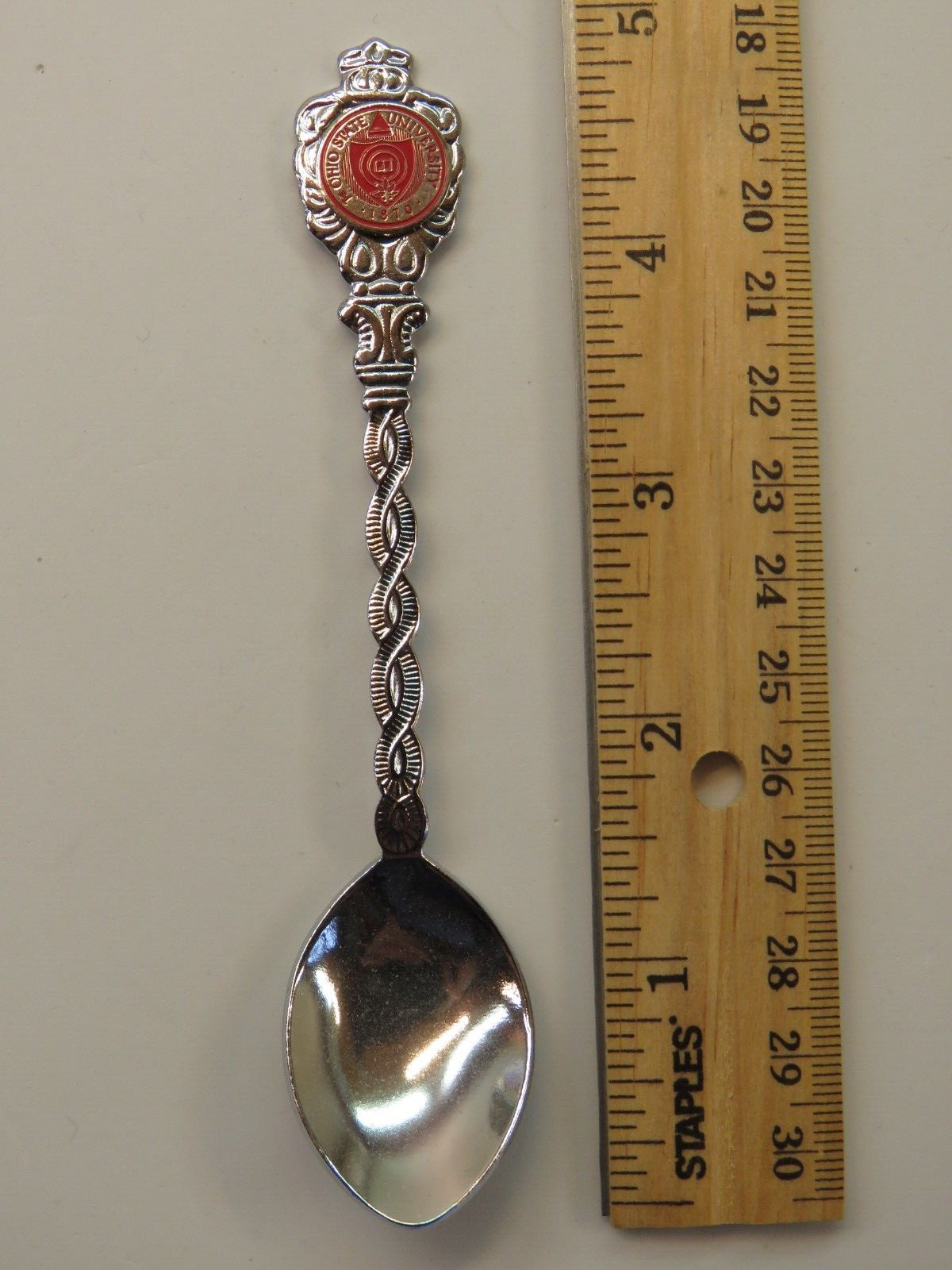 Vintage Silver Plated Souvenir Spoon 4.3″ OHIO STATE University Since 1870