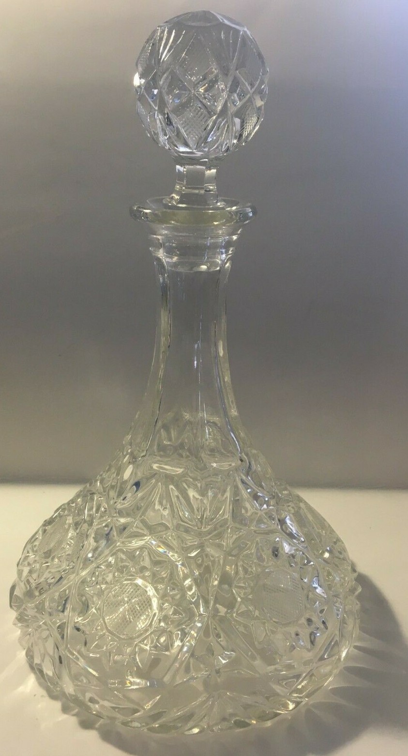 Vintage Crystal Decanter Exquisitely Cut for a distinguished buyer