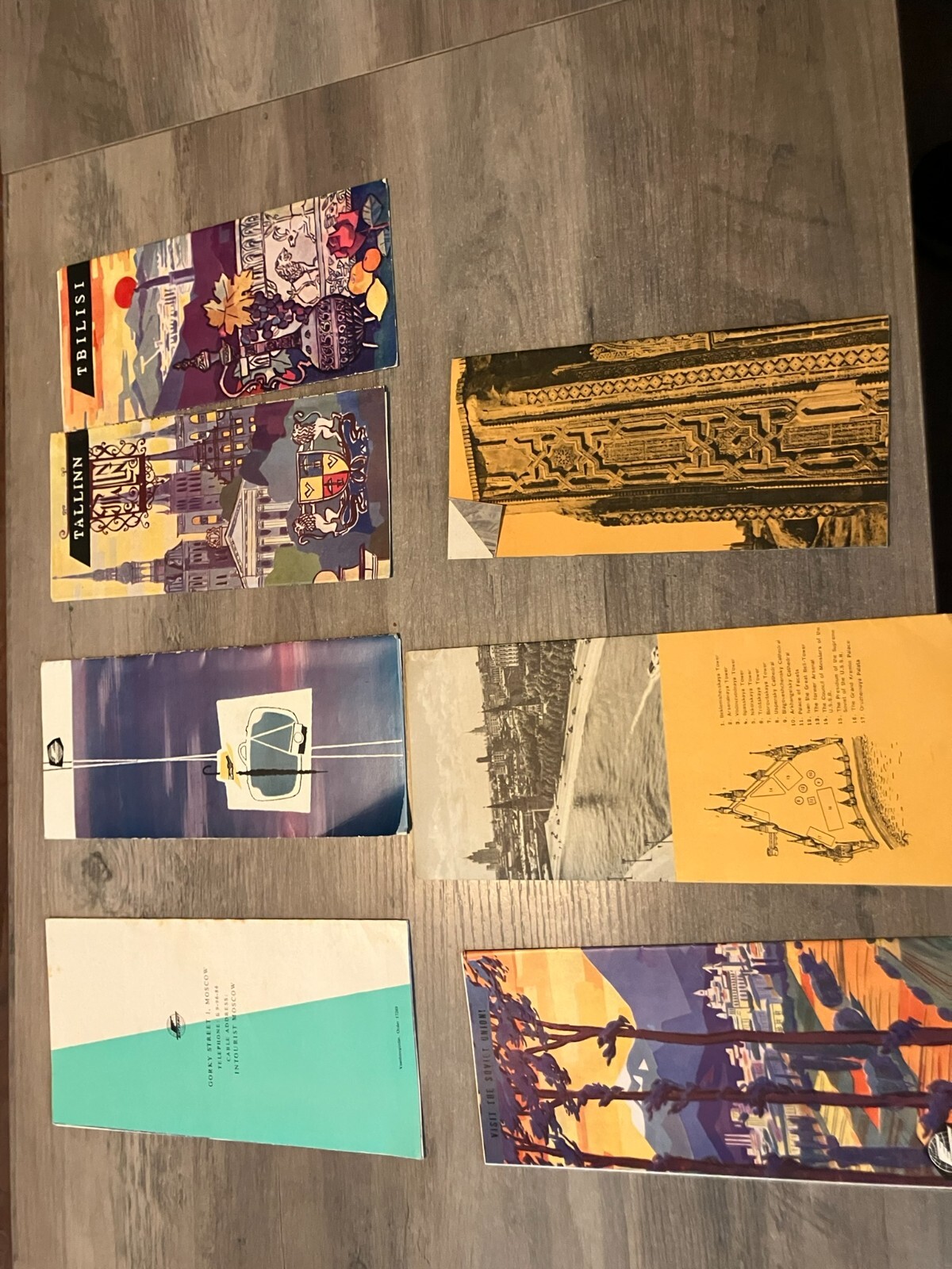 Vintage 1960s USSR Travel Brochures Ukraine Moscow Kiev