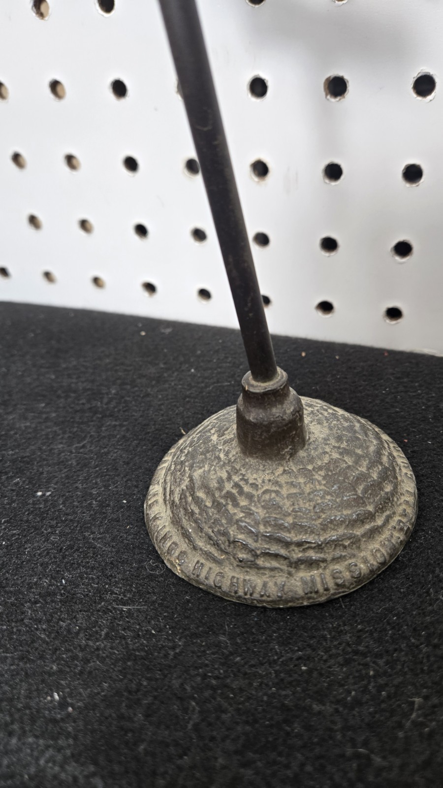 El Camino Real Kings Highway Mission Bell Souvenir Guide Post Marker 1914