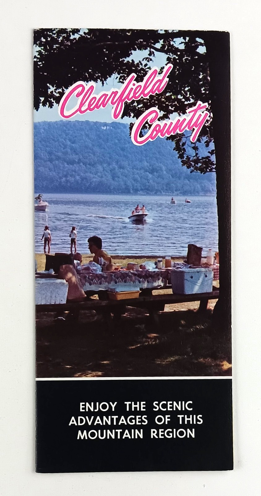 1970s Clearfield County PA Year Round Activities Map Pennsylvania VTG Brochure