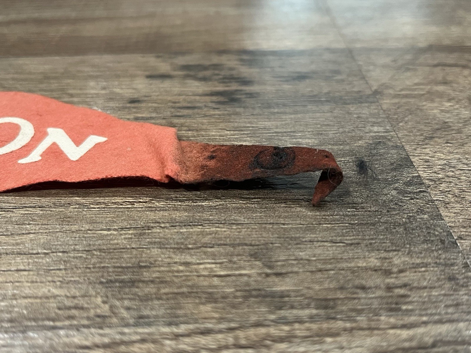 Vintage Boston Massachusetts Mini Pennant Old Ironsides Red 12”