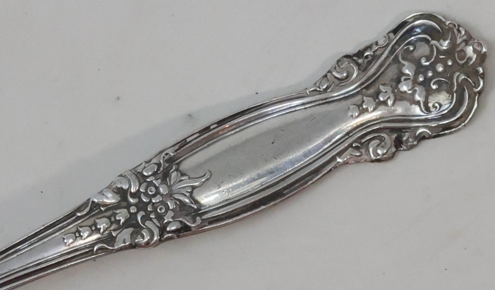 1899 Antique Sterling Silver Souvenir Spoon Big Rapids Michigan 12 Grams Wendell