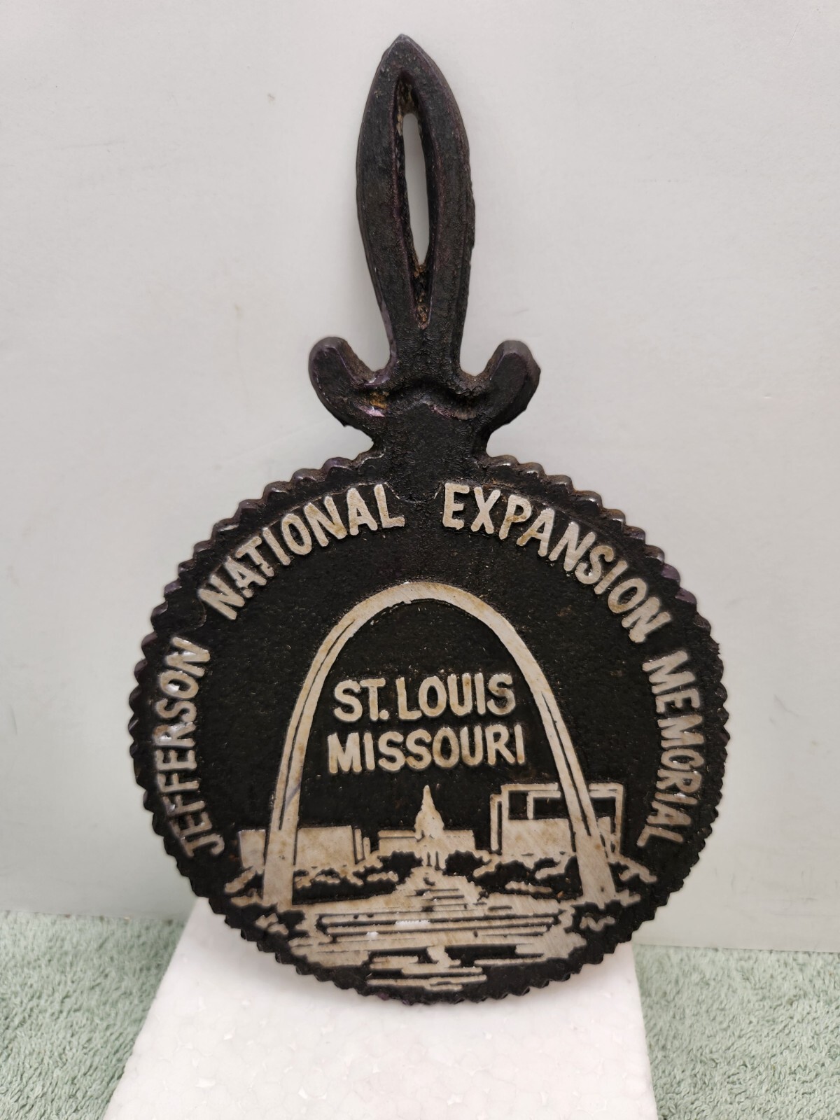 1967 Trivet Jefferson National Expansion St. Louis Missouri Staples Foundry