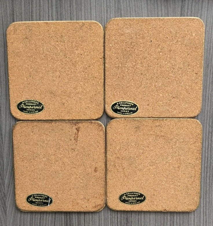 Vintage Colorado Souvenir Coasters Set of 4 — Pikes Peak, Denver by Pimpernel