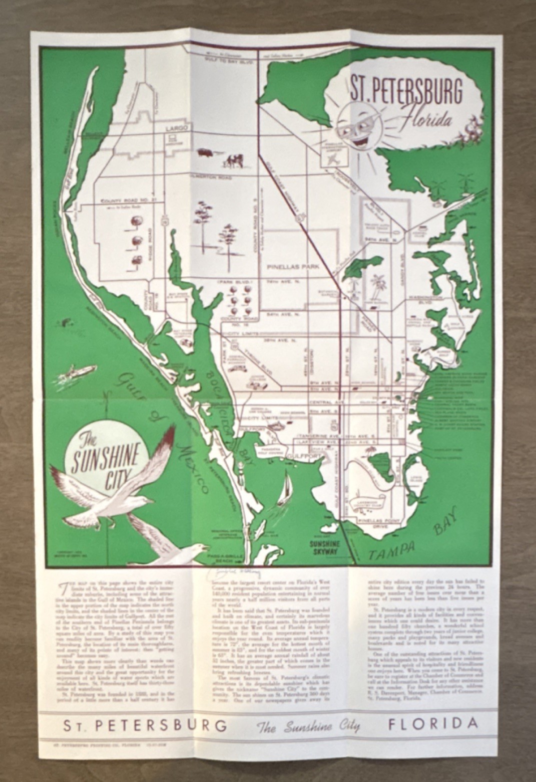 1958 Florida Travel brochures, Post Cards & Guide Book.