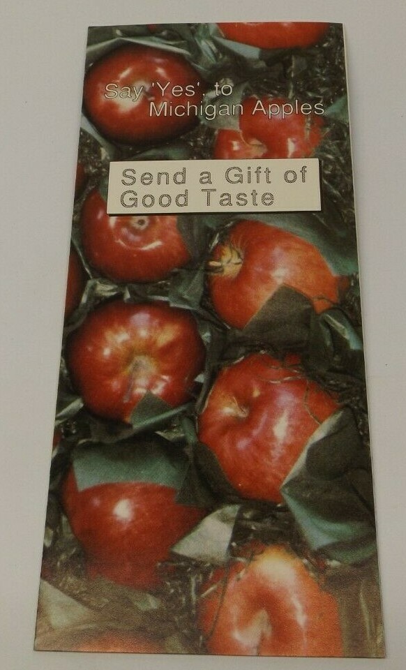 The Country Mill Brochure Pamphlet Charlotte Michigan Apple Farm “Say Yes”