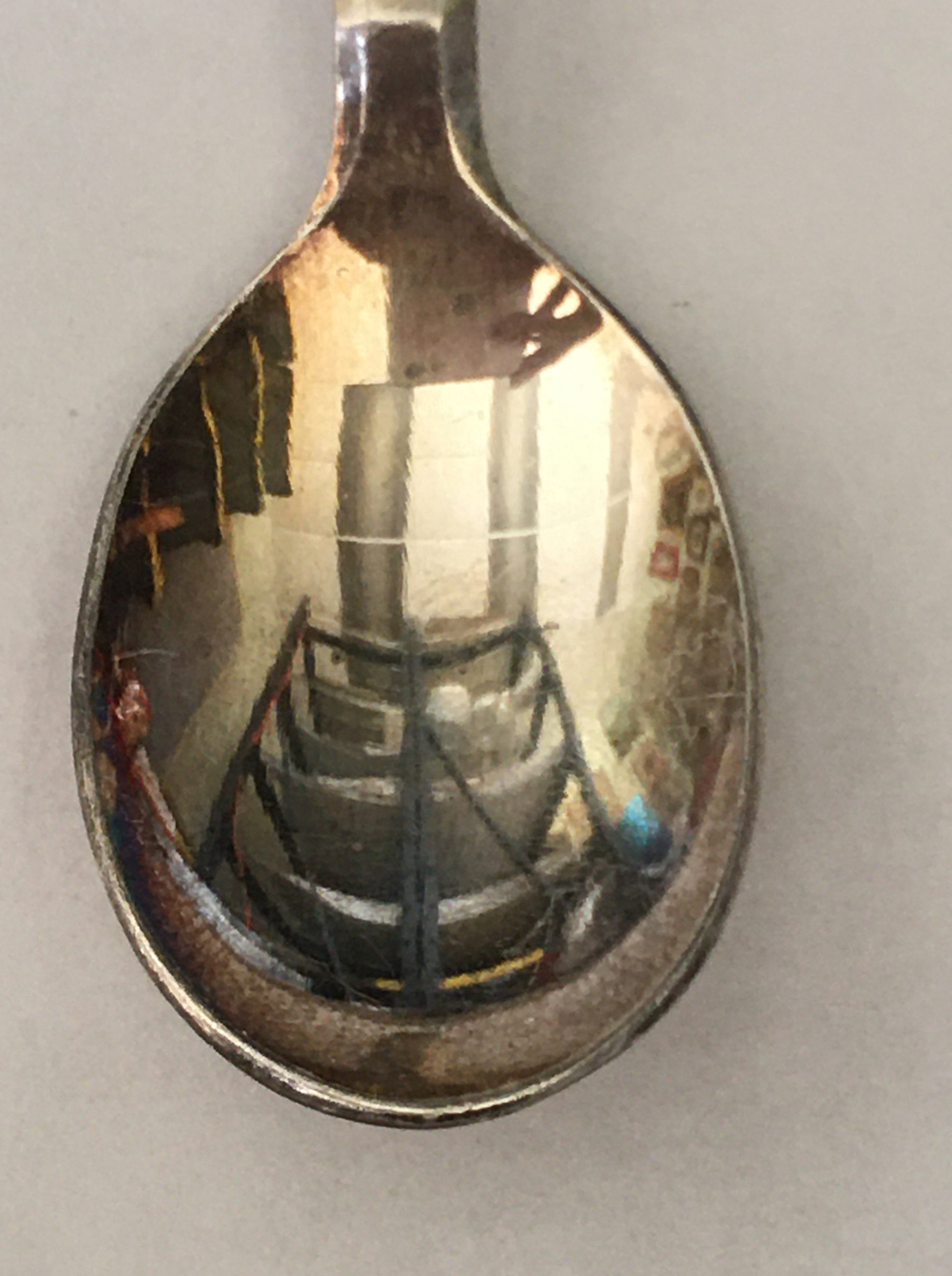 Vintage Souvenir Spoon Collectible Water Vendor Curaçao N.A.