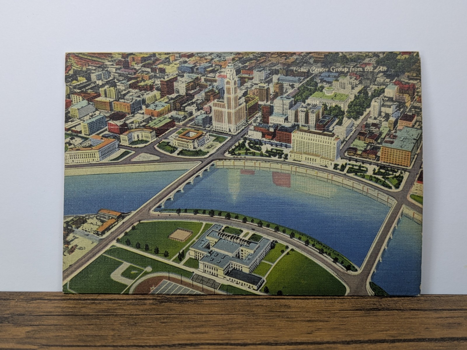 Vintage – 1938 Columbus Ohio Souvenir Postcard Photo Folder