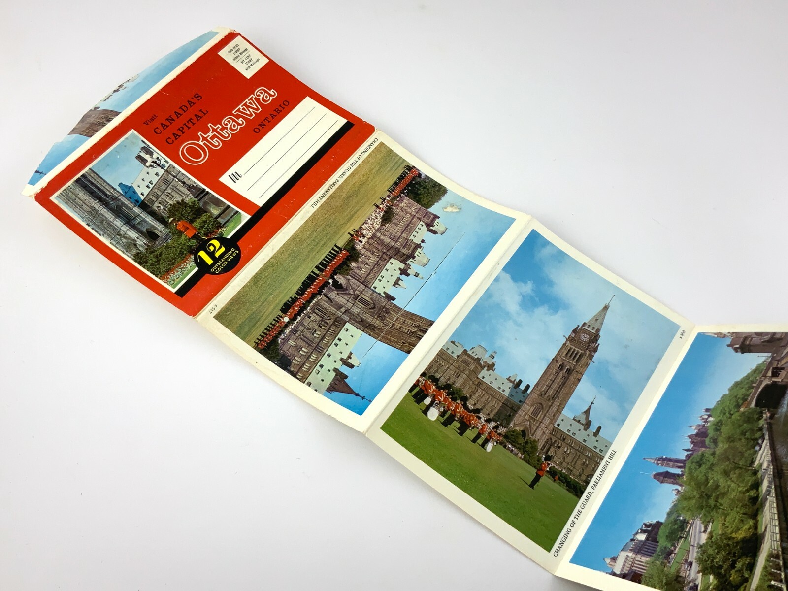 Ottawa Ontario Capital Souvenir Folder Printed Lithograph Post Cards 708C