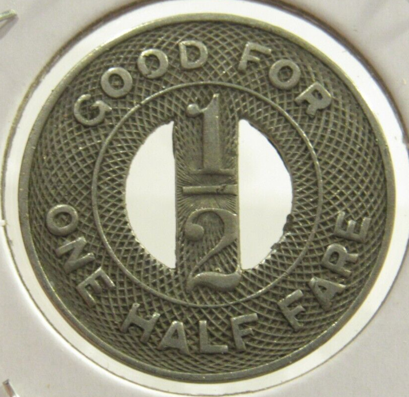 Very Old Dubuque, IA Electric Company Transit Trolley Token – Iowa No Diamonds