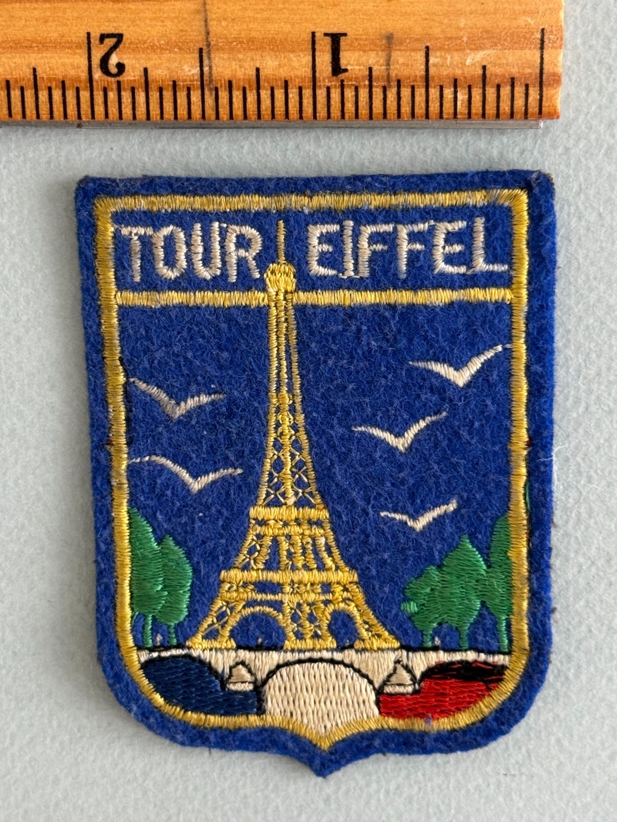 Vintage Embroidered Patches EUROPEAN Travel Souvenirs Lot of 15 Vibrant & MINT!