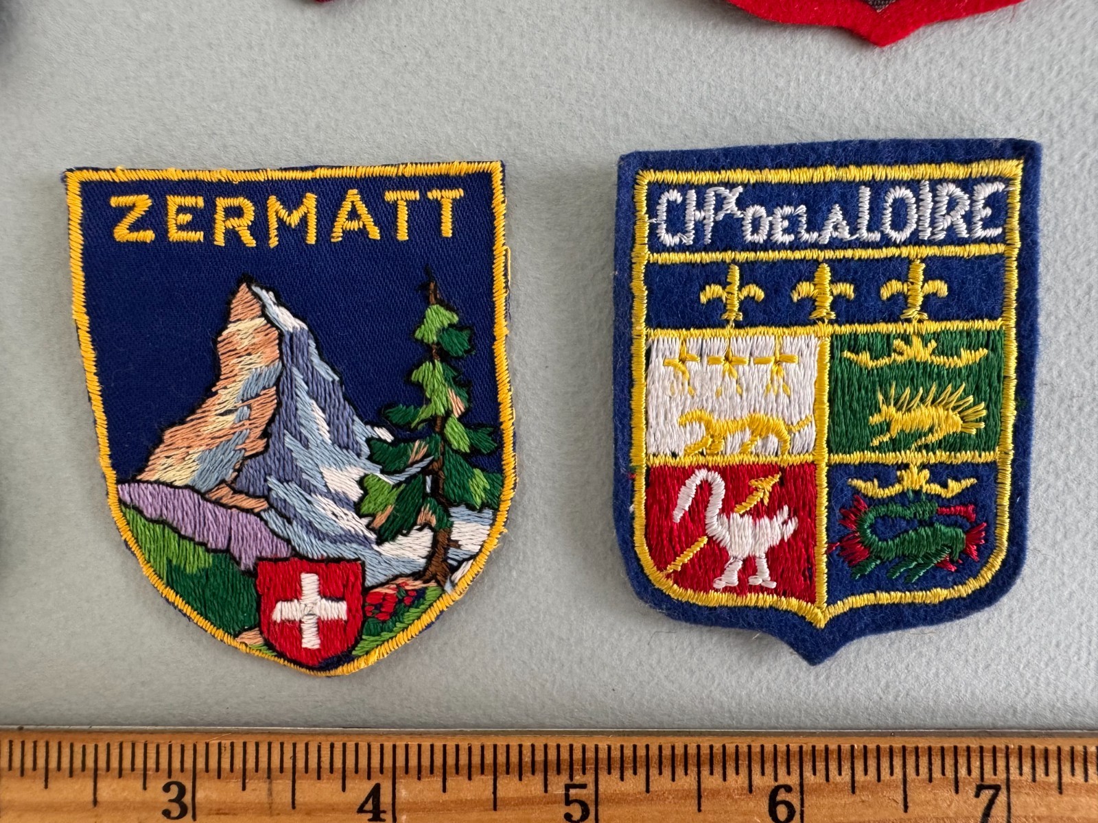 Vintage Embroidered Patches EUROPEAN Travel Souvenirs Lot of 15 Vibrant & MINT!