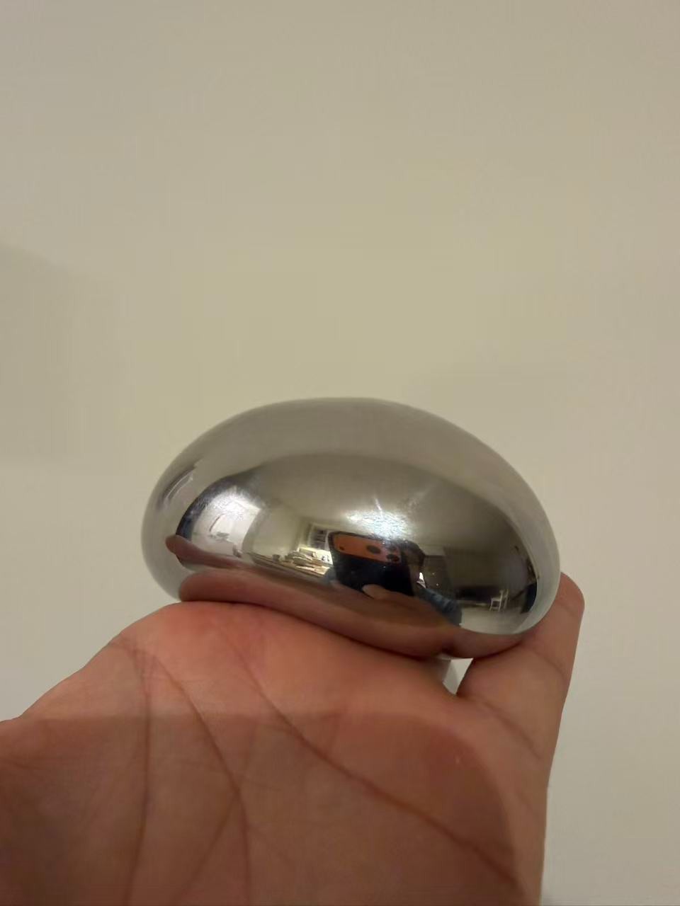 Chicago Bean Replica: Polished Stainless Solid Steel Desk Art – Cloud Gate
