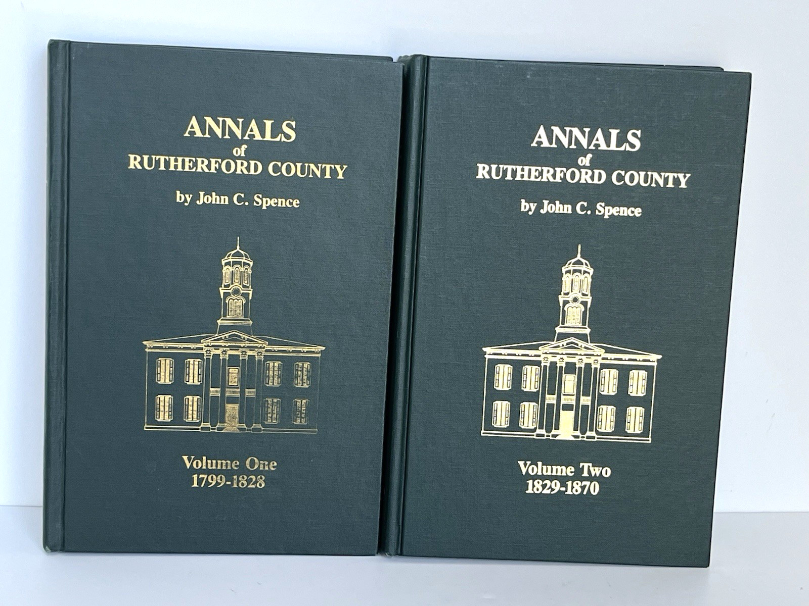 Annals of Rutherford County Tennessee VOL 1 & 2 John C. Spence 1799 – 1870