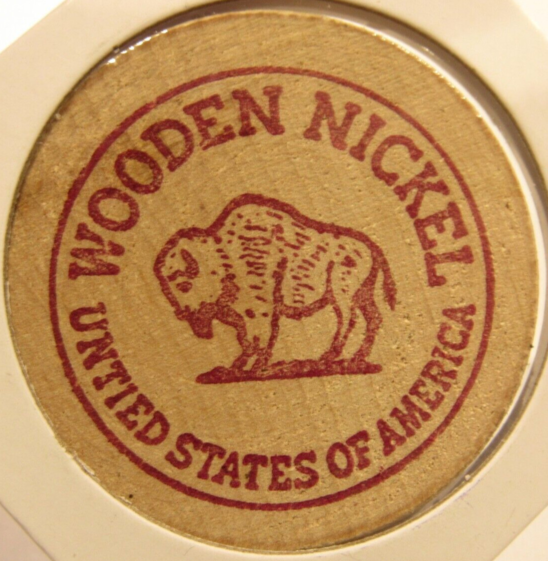 Vintage The Treasure Seller Nevada City, CA Wooden Nickel – Token California