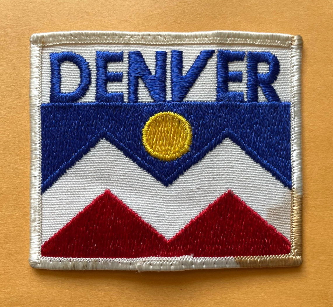 Vintage Embroidered Denver, Colorado Patch 3.5 x 3 inches