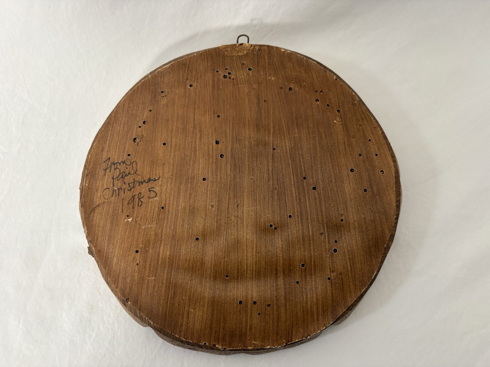 Vintage German Wooden (Hand Carved) 3D Wall Plate “City Of Heidelberg” Germany