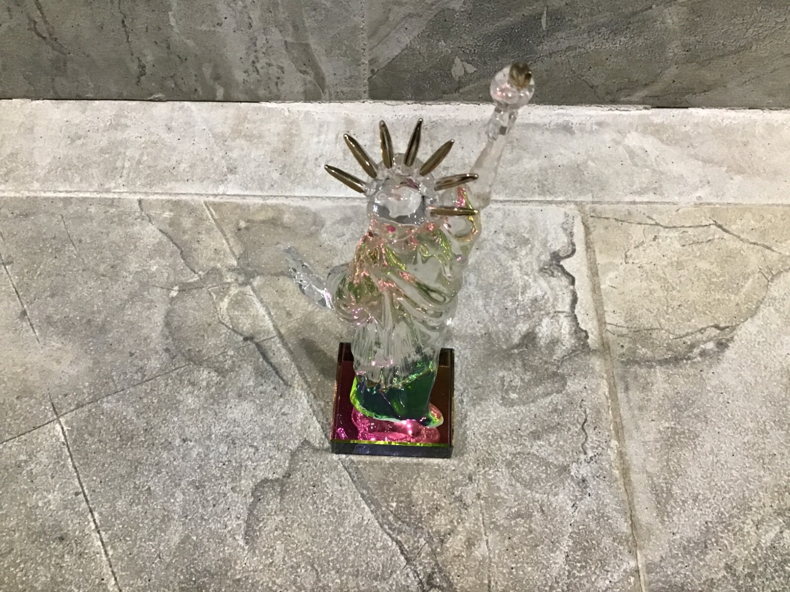 Custom Crystal Statue Of Liberty from New York City approx 7.5″ 3182504192966