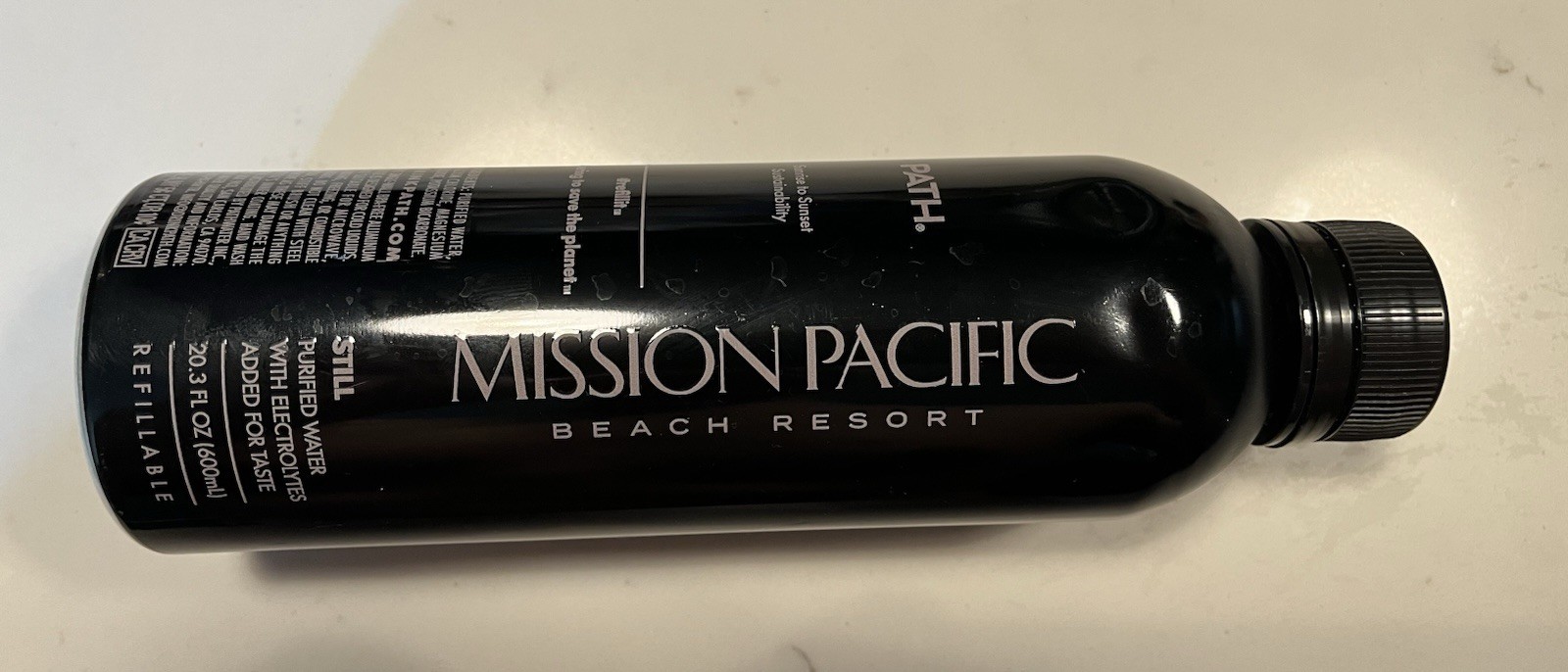 Hyatt | Mission Pacific Beach Resort | Metal Reusable Water Bottle | 20.3 Fl Oz