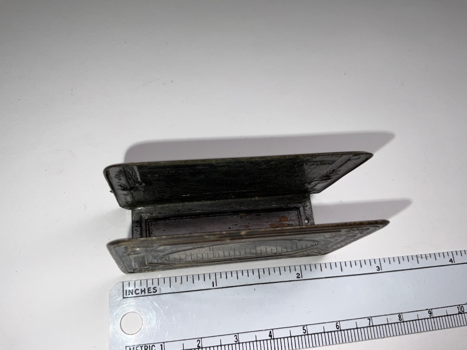 Antique Pikes Peak Summit House Matchbox Sleeve Cover Holder Cog Railway