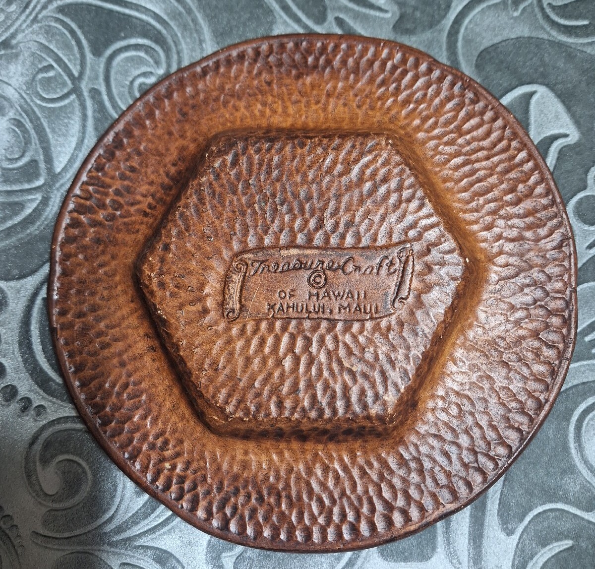 Hawaii Souvenir Trinket Dish Treasure Craft Kahului Maui Tropical