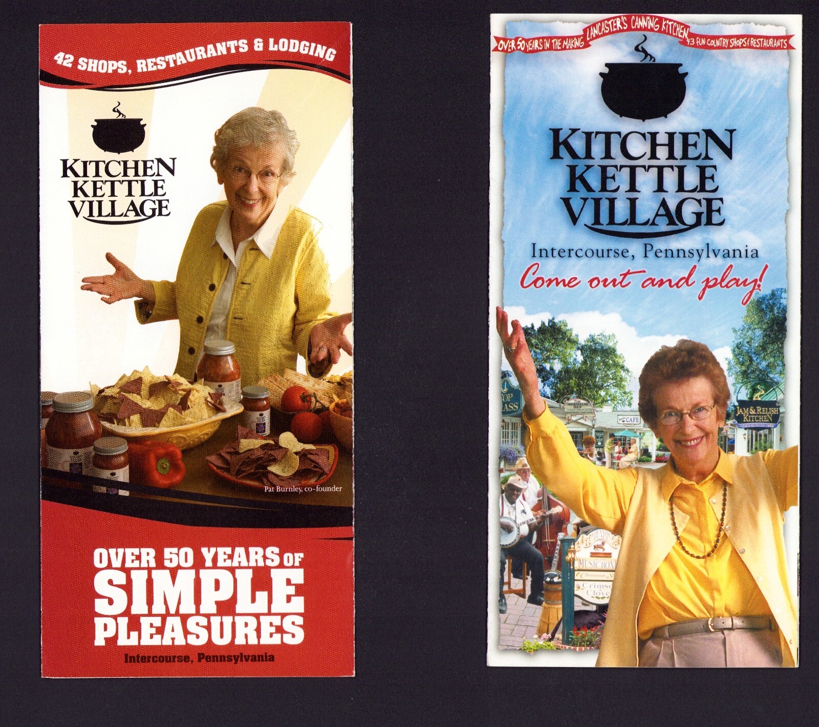Vintage Brochure Lot Pennsylvania Dutch Country Lancaster Co Restaurants EF1