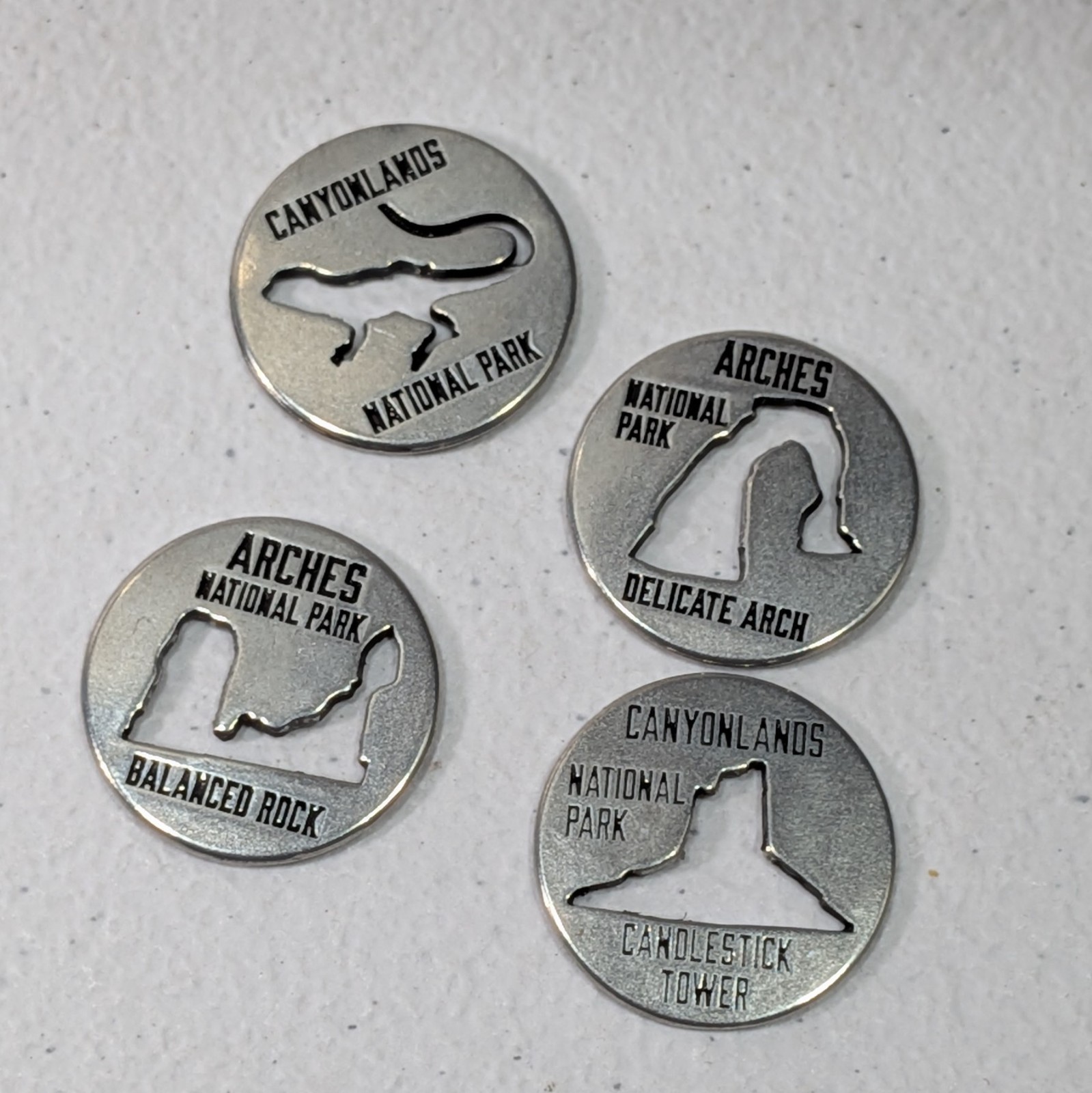 America’s National Parks Collectible Token Album Souvenir Lot 10 Tokens US